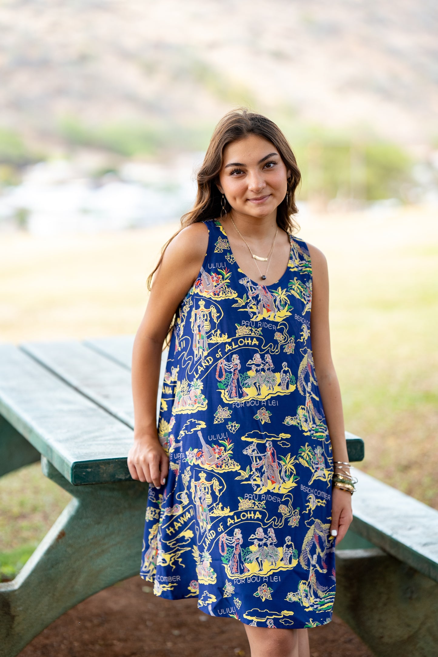 Land of Aloha Royal Dress