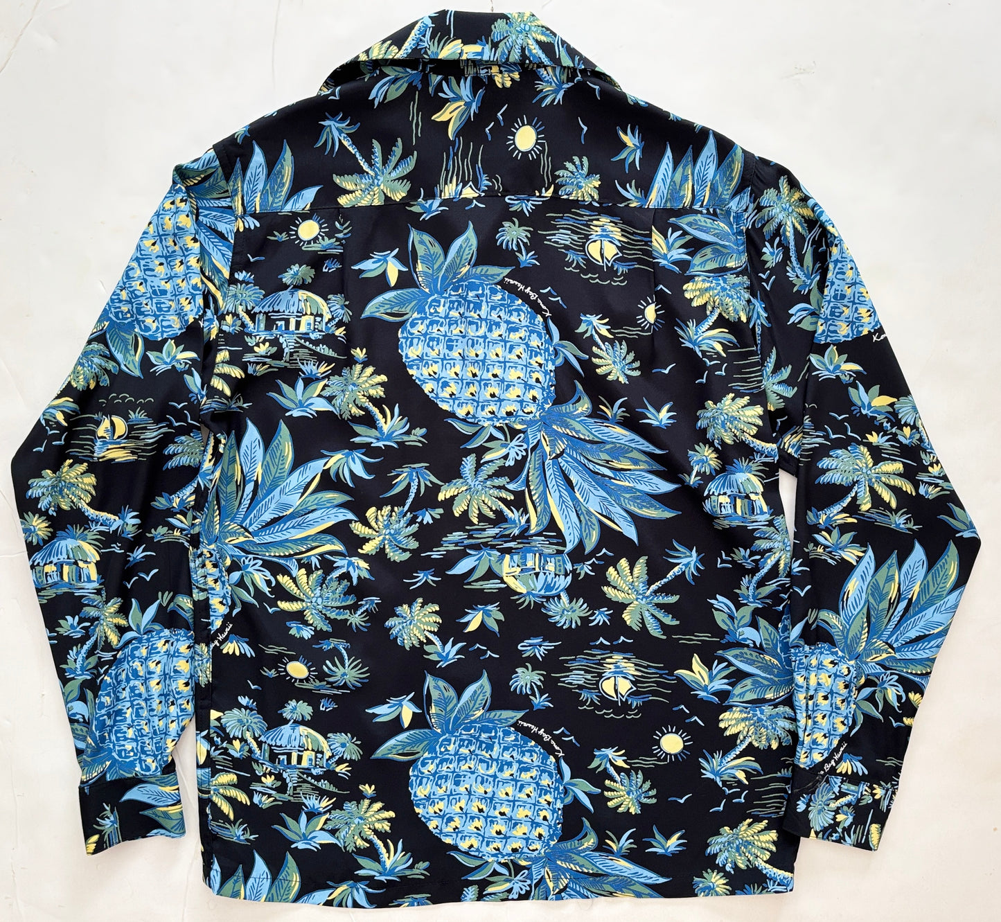 Big Pineapple Black Long Sleeve
