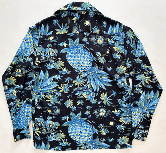 Big Pineapple Black Long Sleeve