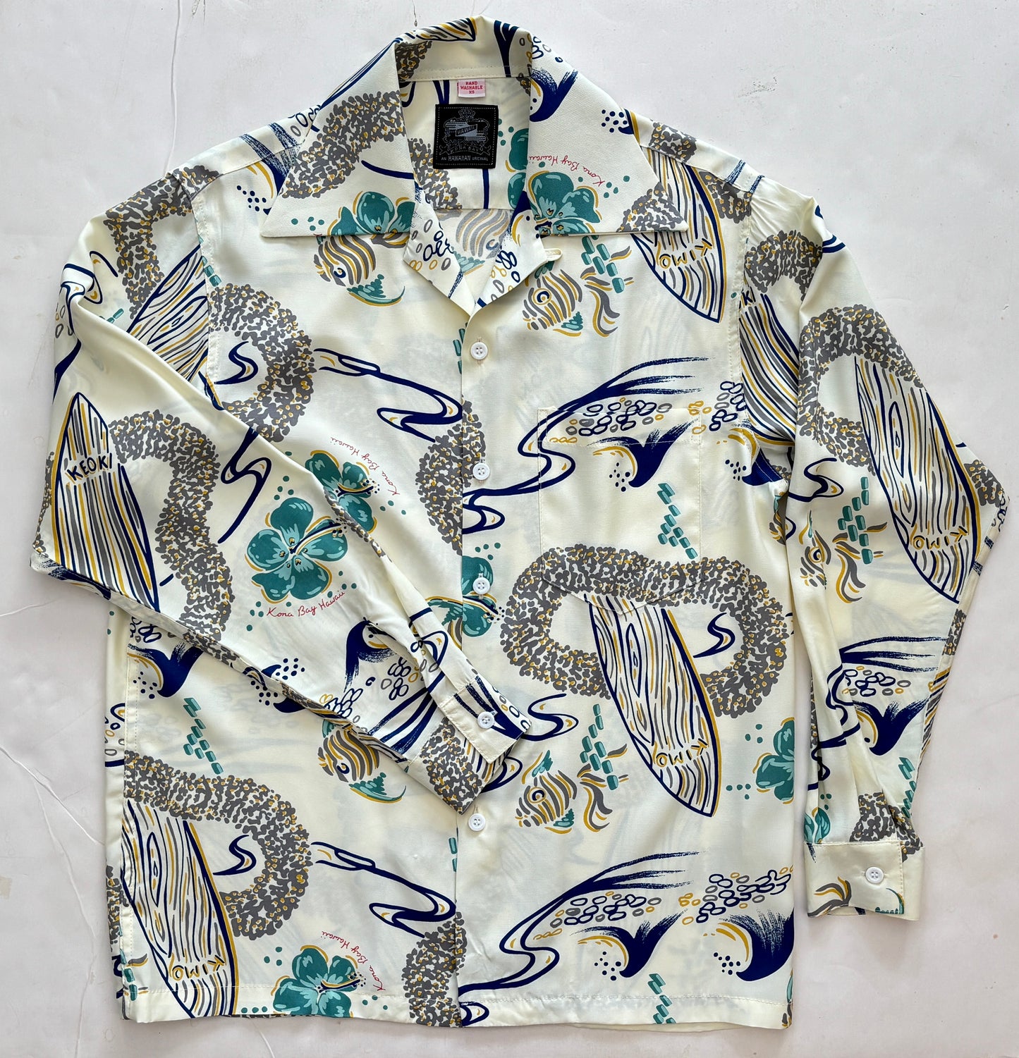 SurfBoard Off White Long Sleeve