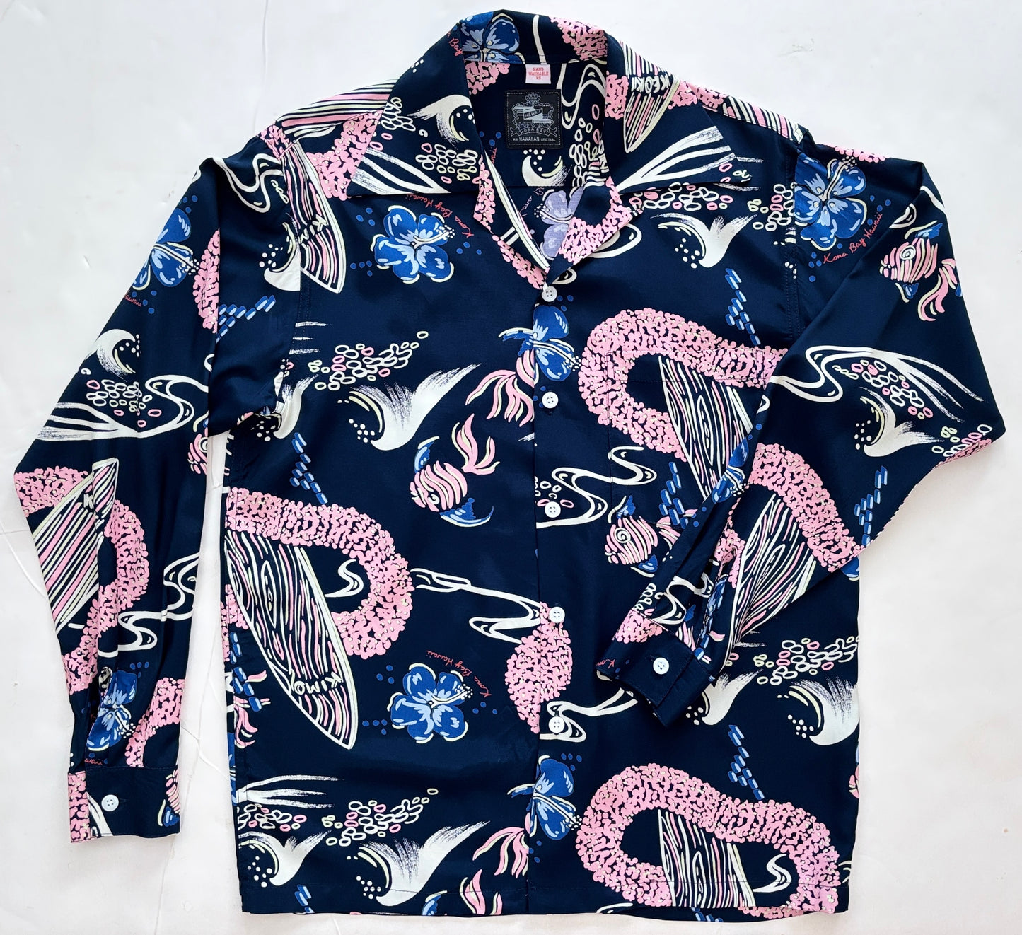 SurfBoard Navy Long Sleeve