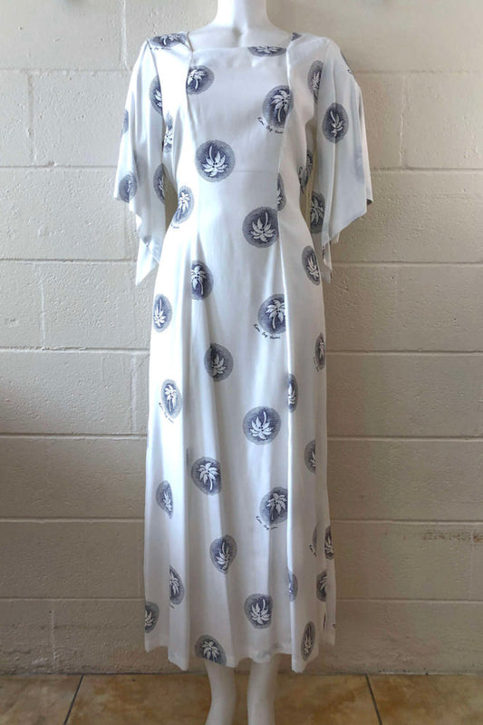 Palm Tree White Holo Mu'u