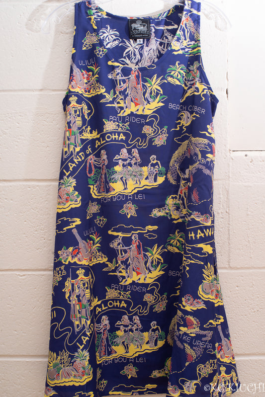 Land of Aloha Royal Dress