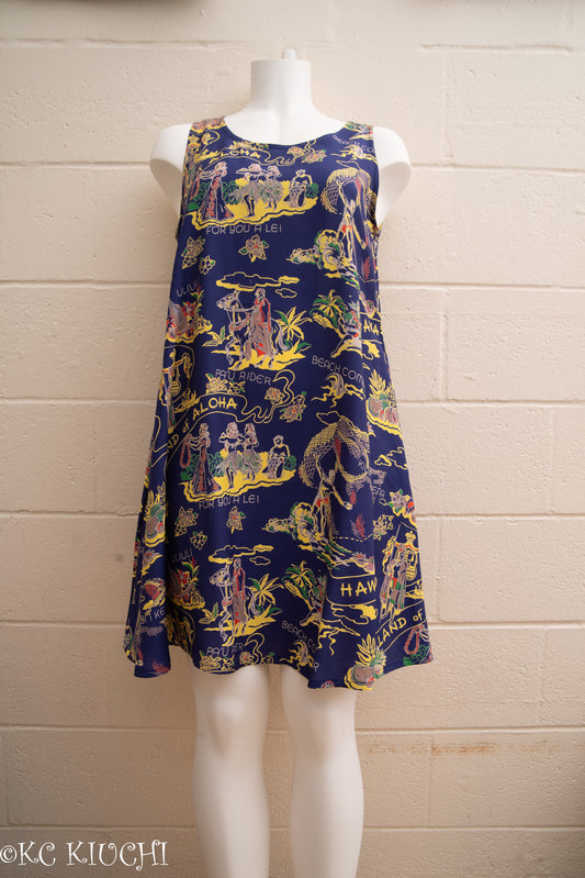 Land of Aloha Royal Dress