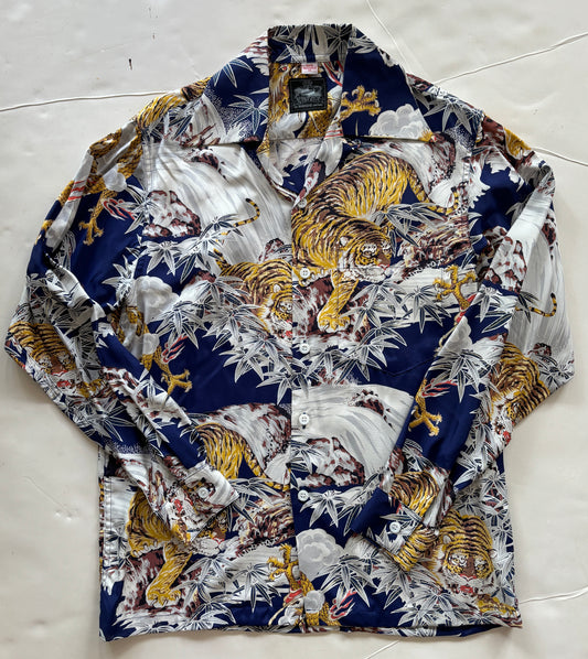Tiger & Dragon Navy Long Sleeve