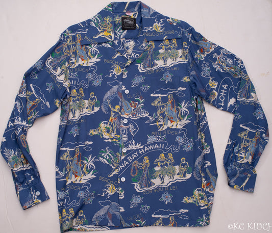 Land of aloha Blue 2023 Long Sleeve
