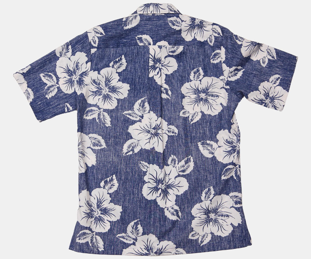 Cotton Hibiscus Blue