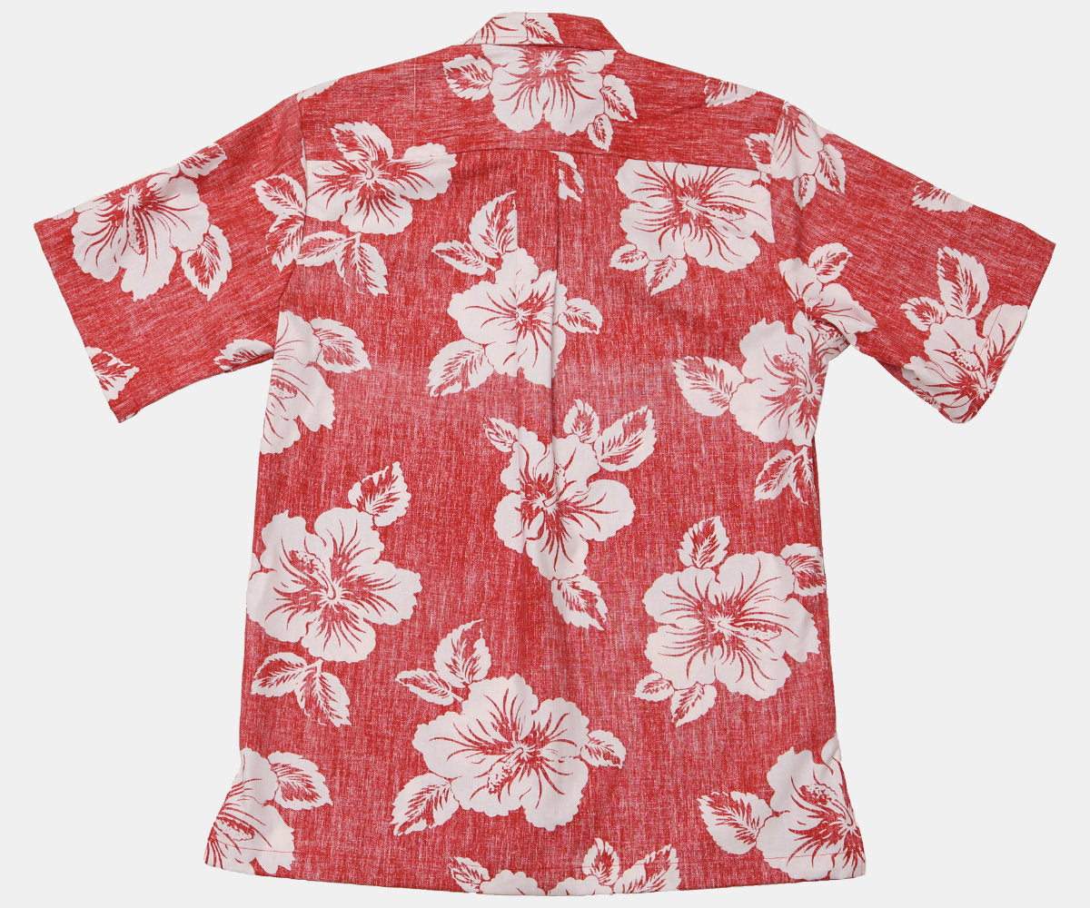 Cotton Hibiscus Red