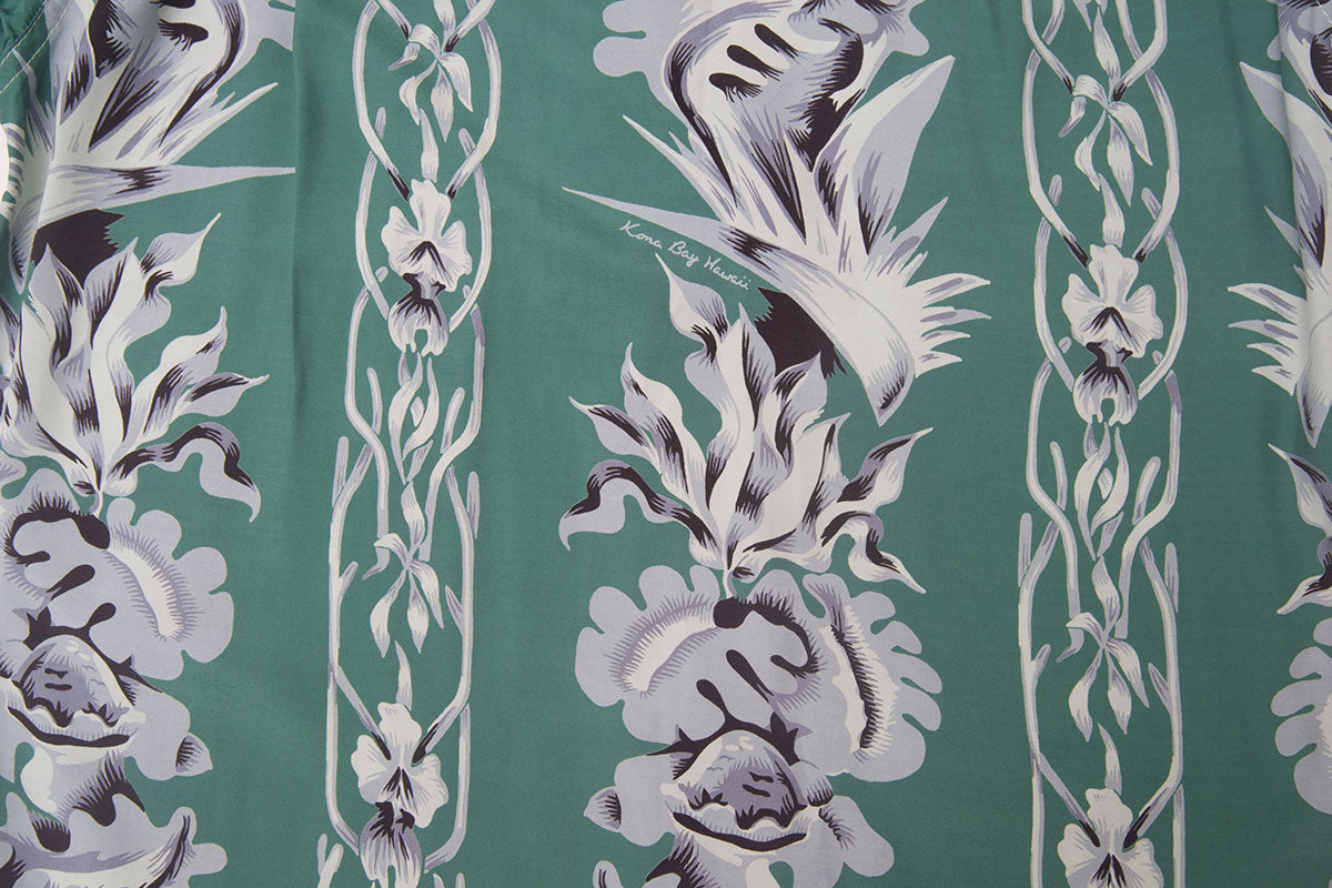 Flower Border Green