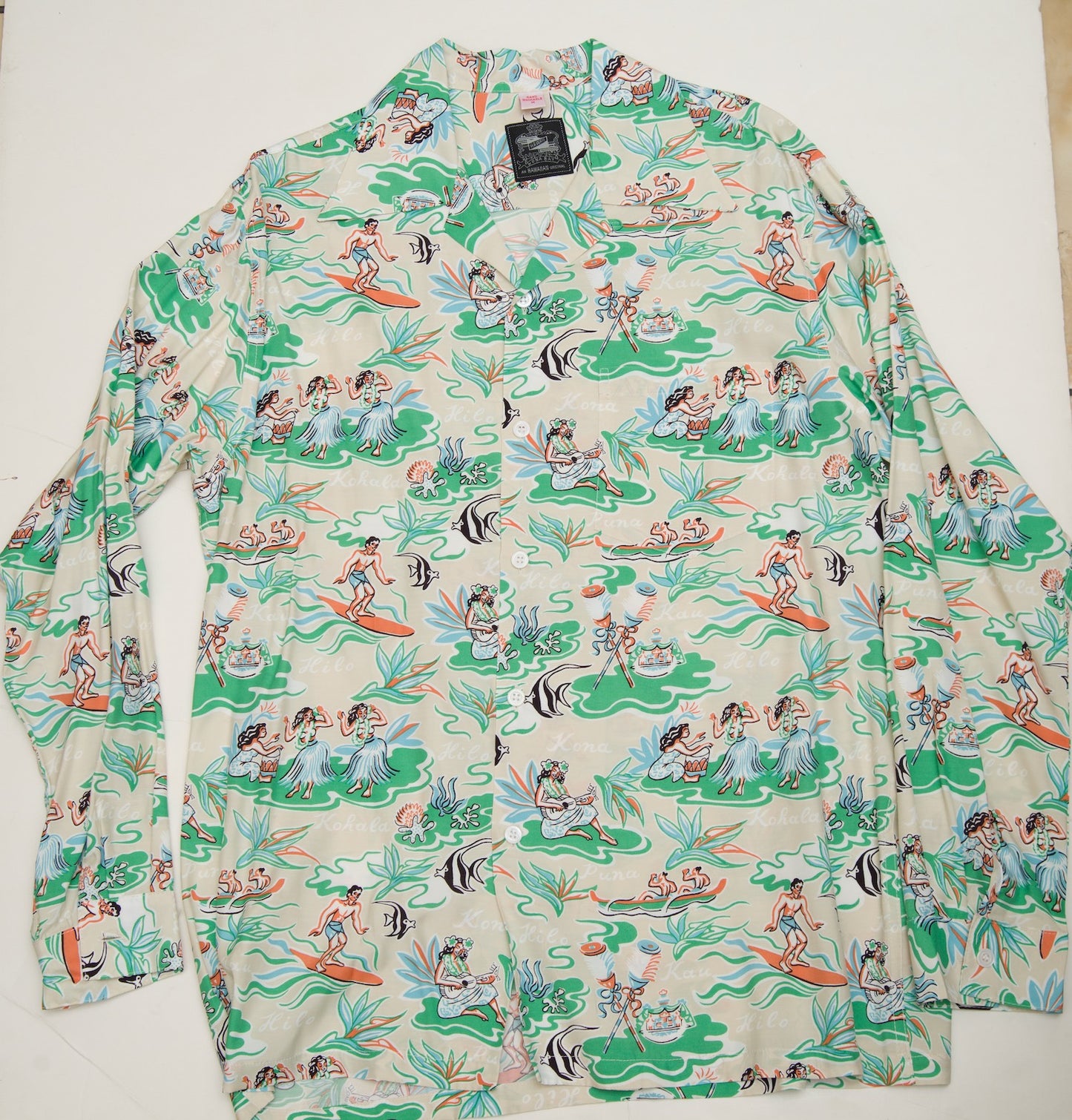 Big Island Beige Long Sleeve