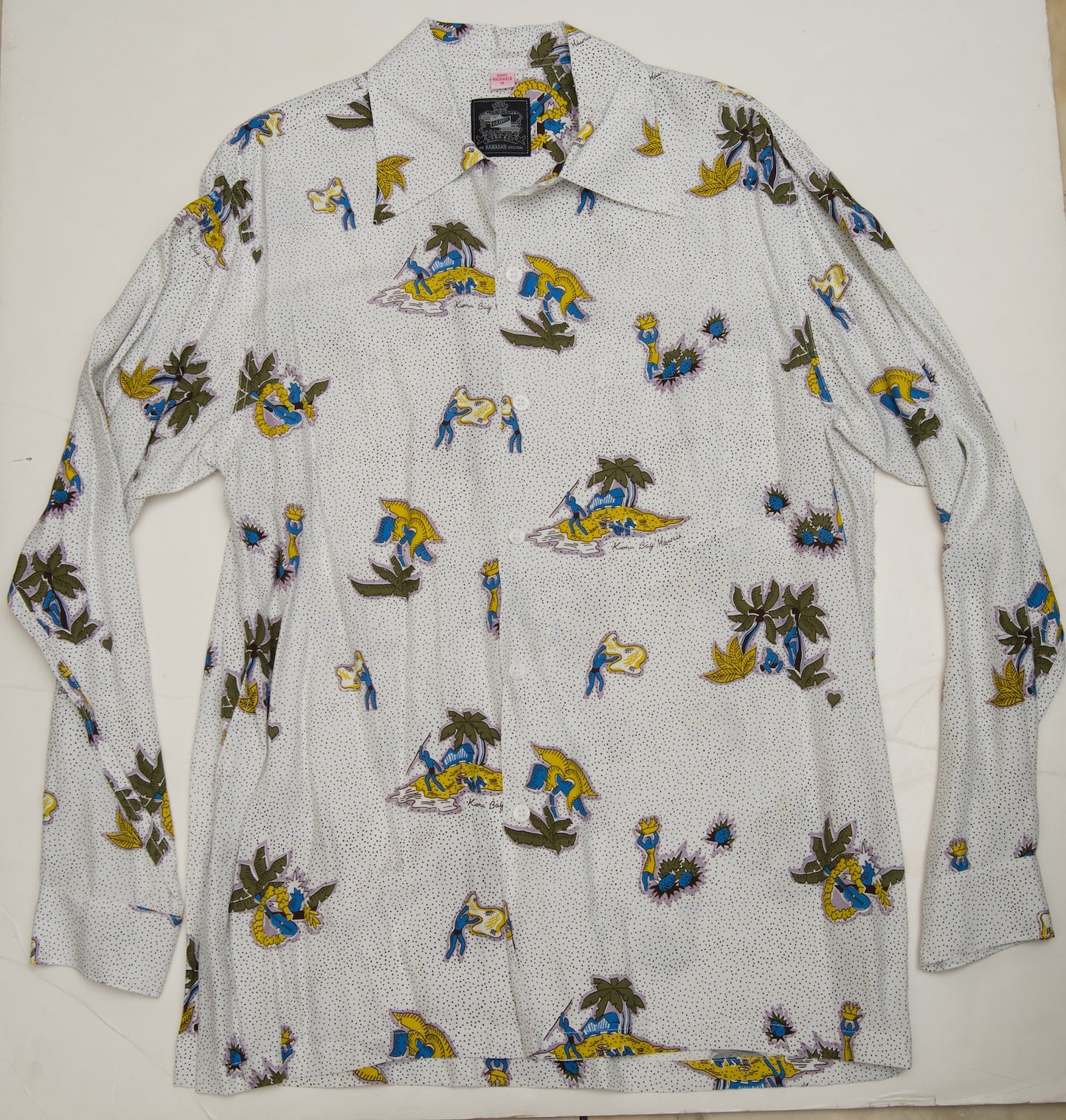 Dots White Long Sleeve