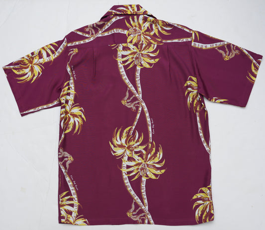 Palm Tree Climber Burgundy