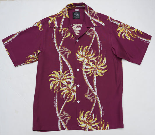 Palm Tree Climber Burgundy