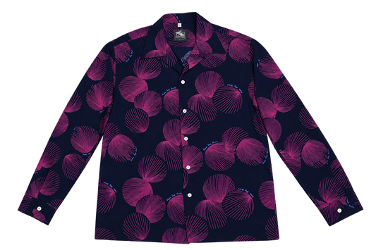 Shell Black x Pink Long Sleeves