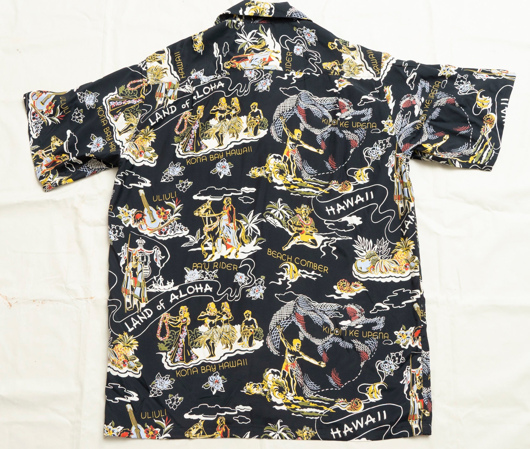 KONA BAY HAWAII アロハシャツ LAND OF ALOHA XL Land of Aloha Black – konabayhawaii