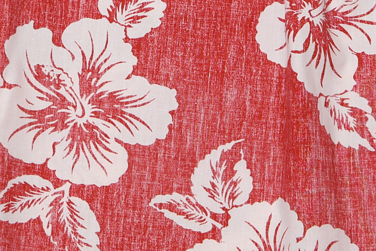 Cotton Hibiscus Red